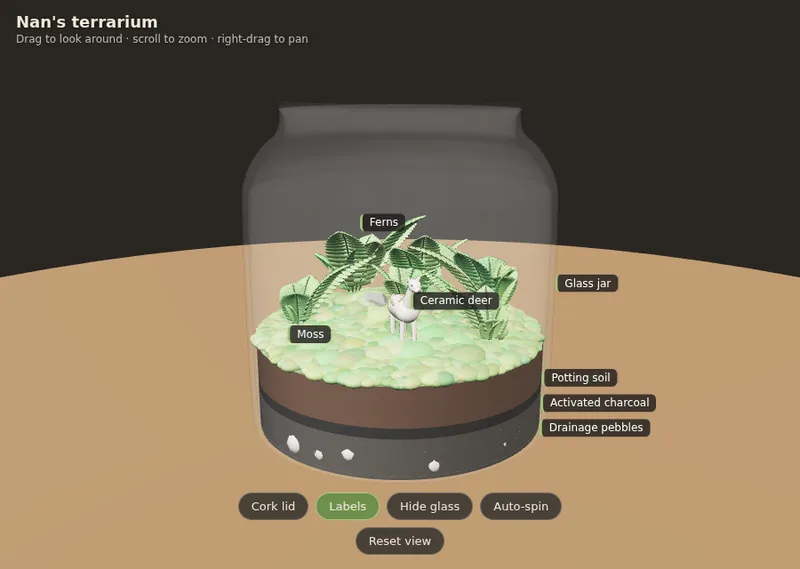 Claude Sonnet 5.5: a 3D jar you can look around