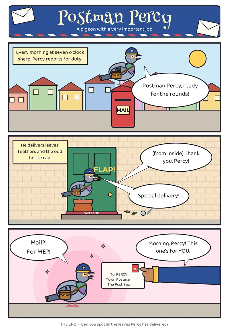 Claude Opus 5.5: a full page with captions and speech bubbles