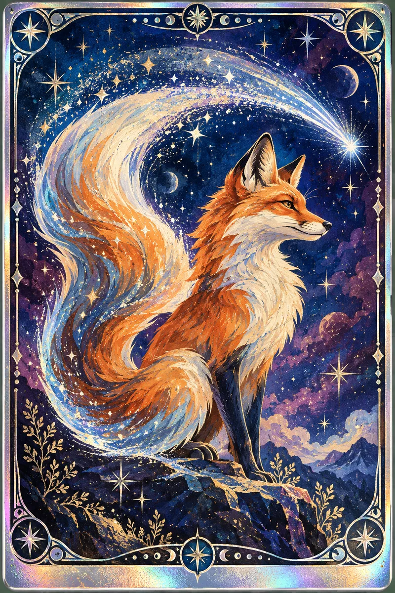 GPT-5.6-Luna: three ornate cards, drawn by GPT's built-in image model